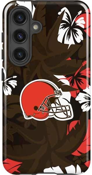 Skinit Impact Phone Case Compatible with Galaxy S24 - Officially Licensed NFL Cleveland Browns Team Jersey Design