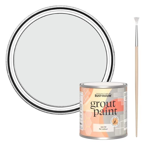Rust-Oleum Grey Ultra-Durable Grout Paint - Monaco Mist 250ml