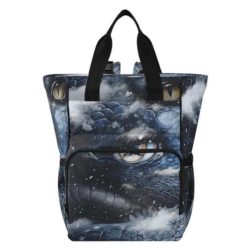Sac à dos de voyage serpent aquarelle idéal pour les week-ends prolongés en famille