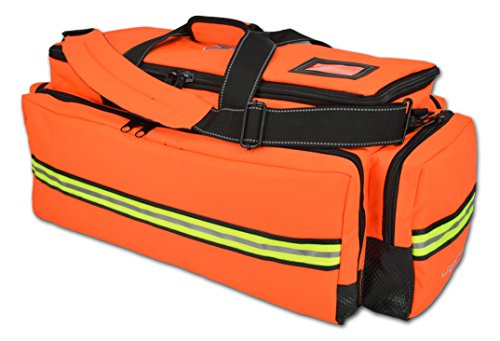 Lightning X Products X-Tuff Oxygen and Airway Trauma Bag - Florescent Orange