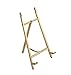 TOPNIKE Table Top Easel, Art Display Easels, Brass Plate Stands for Display, 6 Inch, 150MM