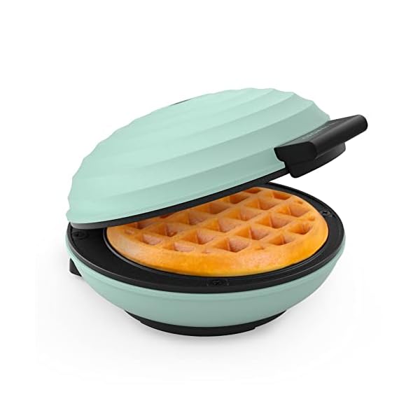 CROWNFUL Mini Waffle Maker Machine, 4 Inch Chaffle Maker with Compact Design, Easy to Clean, Non-Stick Surface, Recipe Guide Included, Perfect for Breakfast, Dessert, Sandwich, or Other Snacks, Green CROWNFUL Mini Waffle Maker Machine, 4 Inch Chaffle Maker with Compact Design, Easy to Clean, Non-Stick Surface, Recipe Guide Included, Perfect for Breakfast, Dessert, Sandwich, or Other Snacks, Green