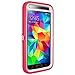 OTTERBOX DEFENDER SERIES Samsung Galaxy S5 Case - Retail Packaging - Neon Rose (Whisper White/B