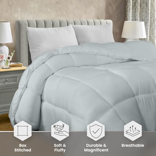 image for Utopia Bedding Comforter Duvet Insert, Quilted Comforter with Corner T
