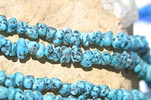 Pépites de turquoise brutes LKBEADS pour fabriquer des bijoux personnalisés sans défauts