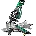 Metabo HPT C10FSHC 10" Sliding Dual Compound Miter Saw with Laser Marker, Zero Rear Clearance Slide System, Ergonomic Upfront Bevel Lock, Includes 10" 40T TCT Miter Saw Blade