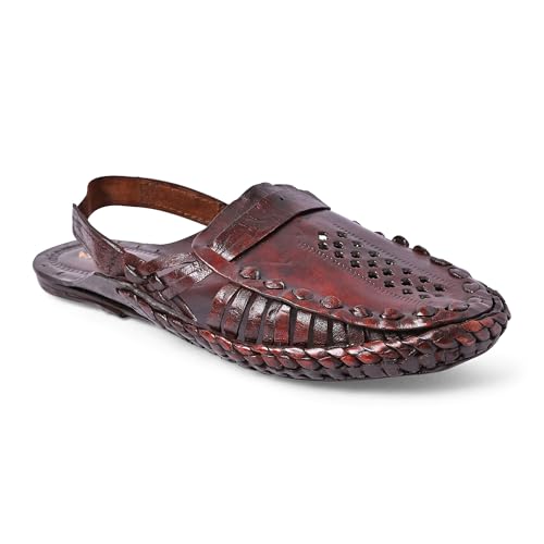 Image of Kolhapuri Chappal for Men|Kolhapuri Slippers for Men|Kolhapuri Shoes for Men|Leather Slippers for Men|Wedding Slippers for Men-B1
