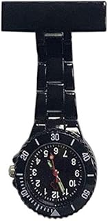 Relógio de bolso médico de pendurar com clipe para enfermeira, relógio de bolso médico, masculino, feminino, quartzo, pendurado, médico, de bolso, para enfermeiras