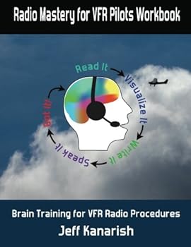 Paperback Radio Mastery for VFR Pilots Workbook: Brain Training for VFR Radio Procedures Book