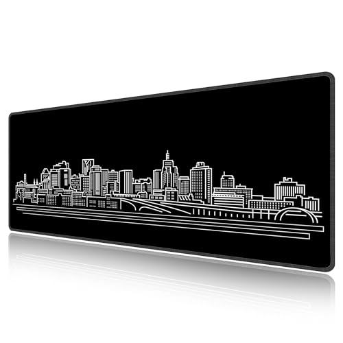 Grand tapis de souris de jeu noir 1200x500x3mm LL-COEUR XXL