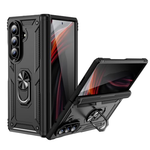Etui pour Z Fold 7 Asuwish JSFSZD Noir - Anti-Rayures et Chocs Charnière