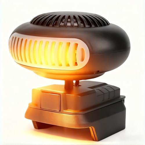 LAISANIM Portable 21V Car Heater and Defroster, 170W Fast Heating and Cooling Fan, Battery Powered Car Heater for Windshield Defogger, Car Heaters for Vehicle Car RV SUV