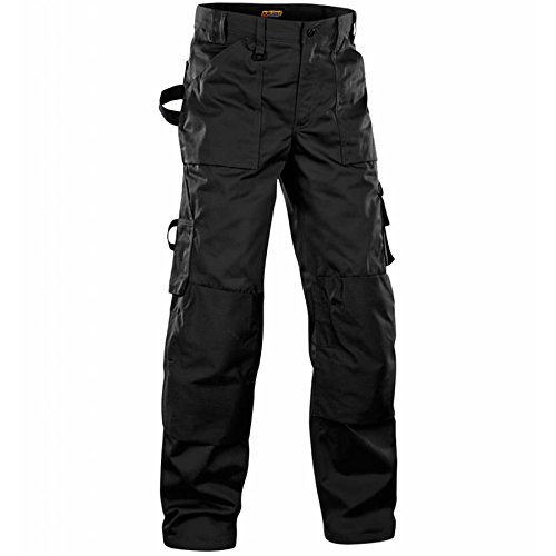 Blaklader 15701860 Pantalon artisanal sans poche à clous, Noir, taille C46