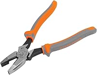 Vista 12 de Klein Tools 2139NERINS 1000V Insulated Side Cutter Pliers, Made in USA, High Leverage Design, Induction Hardened Knives, 9-Inch