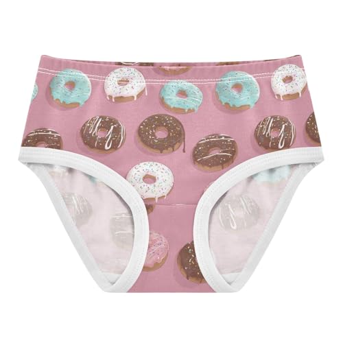Girls Underwear Soft Cotton Doughnuts Kids Panties in Sizes 2/3t, 4t, 5t, 6 and 8