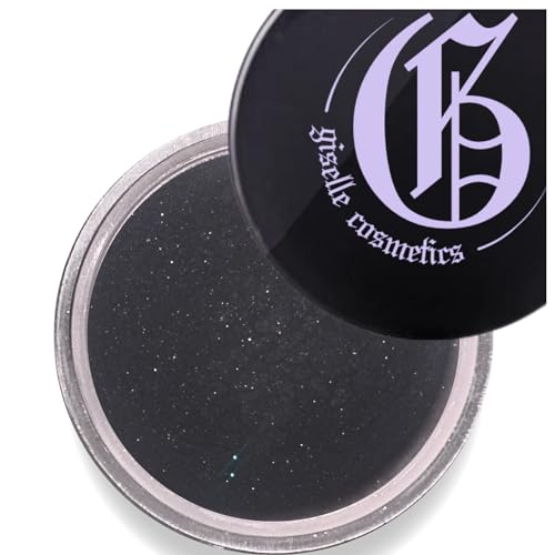 Matte Onyx: Formal Black Eyeshadow, Eye Makeup Palette - Includes Dark Grey, Grey, Shimmer, Glitter, Mineral & Loose Powder Eyes