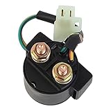 Relais de solénoïde de démarreur : le boîtier extérieur du module de relais de solénoïde de démarreur est fabriqué en cuivre, extrêmement durable et de haute résistance pour éviter les dommages et garder votre voiture en sécurité.