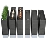 GGMMÖBEL Bali | Bistro Raumtrenner | L120xH61cm | Teiler Gastro Trennwand Sichtschutz