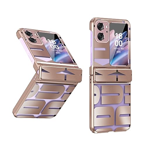 Coque Oppo N2 Flip rose gold fine antichoc avec protection charnière