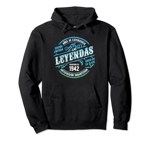 Nacieron En 1942 Las Leyendas Edición Limitada 80 Cumpleaños Sudadera con Capucha