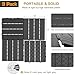 Goovilla Plastic Interlocking Deck Tiles, 9 Pack , 12