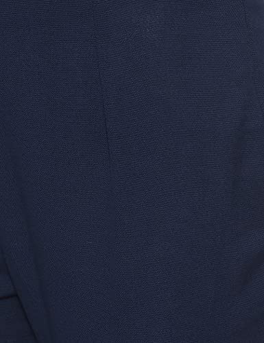 Image of BIBA Cotton Blend Solid Regular Casual Pants