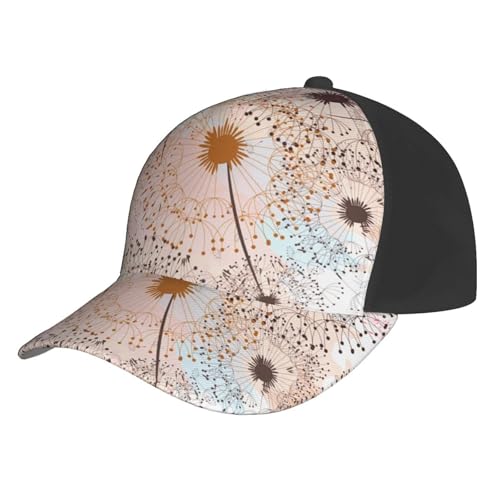Design: la fascia antisudore integrata può assorbire il sudore e la struttura a 6 pezzi del corpo del cappello si adatta meglio alla testa. Il corpo del cappello ha fori di ventilazione ricamati. È molto adatto come protezione solare o come decorazione. Chiusura a strappo, usa la chiusura posteriore per adattare il cappellino da baseball alla tua testa e garantire il massimo comfort e una vestibilità sicura in ogni momento.