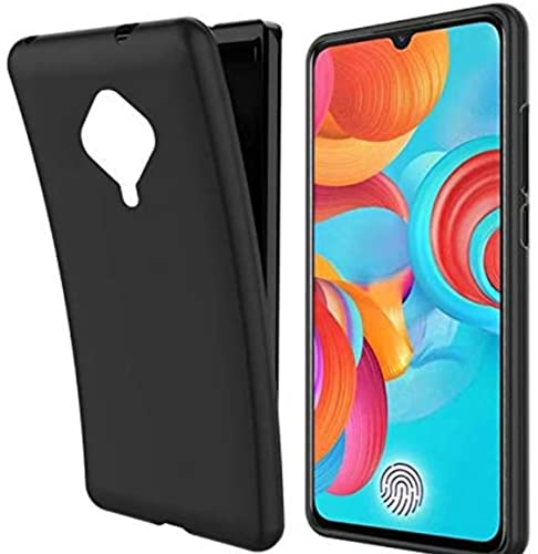 Image of Mobile Back Cover Case for Vivo S1 Pro (Silicone Case|CameraProtection|Black SC1510)