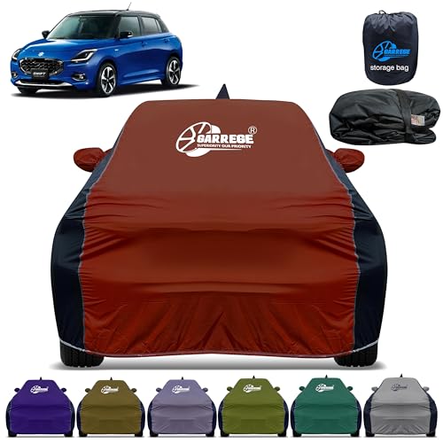 Image of Car Cover for Maruti Swift All-Weather & Scratch Protection with Mirror & Antenna Pockets | Washable Fabric | Custom Fit | Premium Multicolor | We Send Any One Color from Showing Image