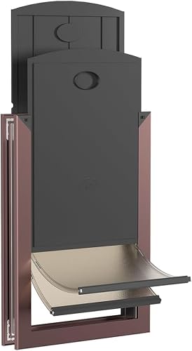 Rescumascer XL Aluminum Dog Door with Lock Panels
