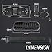 UTV Dome Light - White/Green, ACEC SHOP Universal Roll Bar Mount Dome Light UTV Interior Light Utility Roll Cage Lights LED Dome Light Bar Truck Bed Lights for UTV Polaris ATV RZR SxS Can-Am Kawasaki