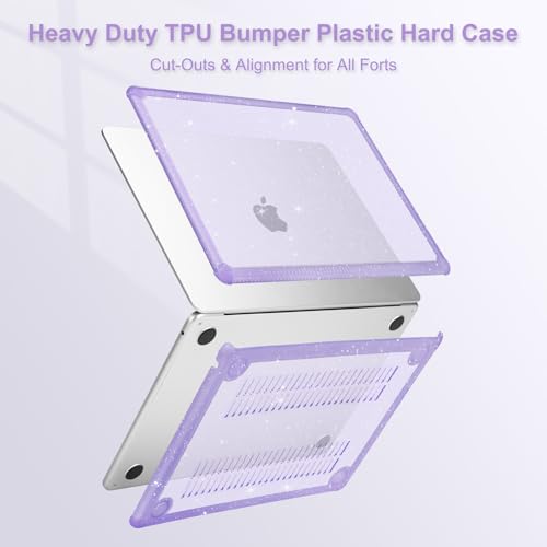 MOSISO Compatible with MacBook Air 15 inch M5 M4 M3 M2, Purple by MOSISO - Used condition - Image 4