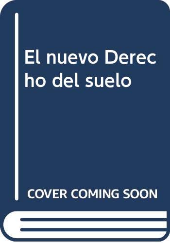 Portada de El Nuevo Derecho del Suelo