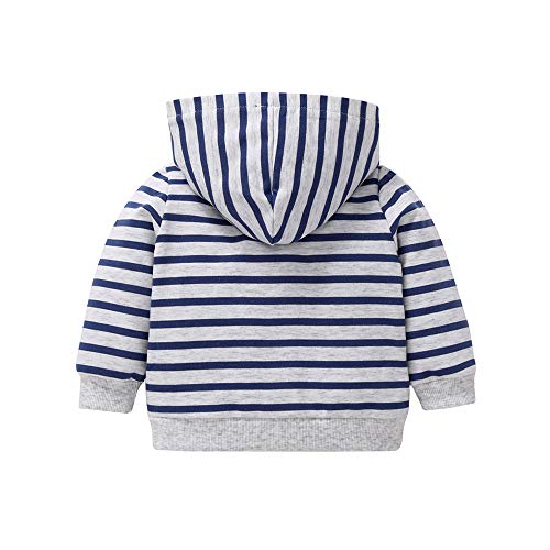 Girls Outfits&Set,Toddler Baby Boys Dinosaur Long Sleeve Tops Hoodie Zip Warm Outfits Coat Clothes,for Easter Day Child Clothes Gifts(Blue,2-3 Year)