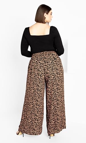 City Chic Women's Plus Size Pant- Illusion4