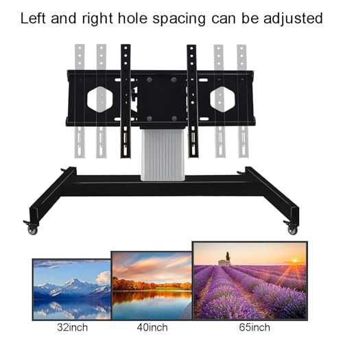 Soporte móvil para TV LCD de piso con ruedas 32-60 pulgadas miniatura 5