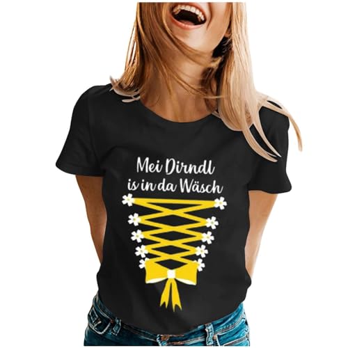 Maglietta da donna, compatibile con Oktoberfest, maglietta tradizionale tradizionale Dirndl, adatta per Oktoberfest, maglietta sexy Oktoberfest, Nero , XL Maglietta da donna, compatibile con Oktoberfest, maglietta tradizionale tradizionale Dirndl, adatta per Oktoberfest, maglietta sexy Oktoberfest, Nero , XL