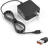 Replacement for 65W 20V 3.25A Charger Power Supply AC Adapter Yoga 4 Pro Yoga 3 Pro Yoga 900 Yoga 700 with USB Power Cable