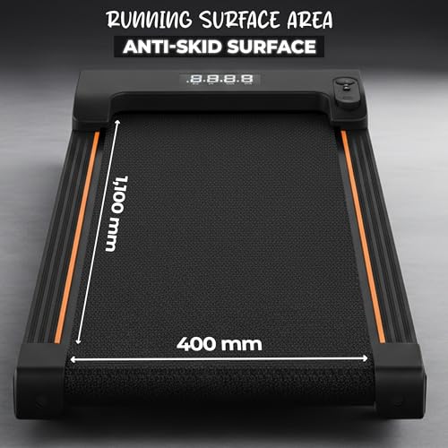 Image of Durafit91 Compact Lite 2.5HP Peak BLDC Motor Walkpad Treadmill with Remote Control | 120 kg User Capacity Walking Pad| 6 km /h Max Speed | LED Display with Under-Desk Design | Home Use