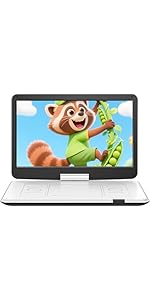 Amazon.co.jp: 【新機種·15.6インチHD大画面】Surfola ポータブルDVD