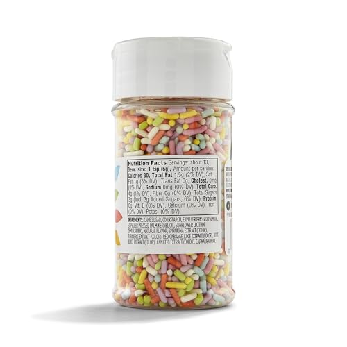Image of 365 by Whole Foods Market, Rainbow Sprinkles, Vegan, 2.75 Ounce