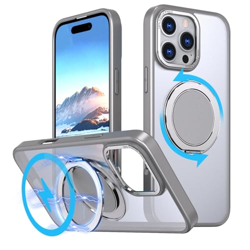 Coque iPhone 16 Plus MagSafe anti-rayures et support rotatif