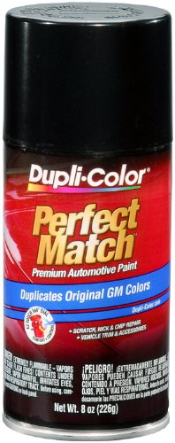 Image of Dupli-Color (BGM0381-6 PK) Black Metallic General Motors Exact-Match Automotive Paint - 8 oz. Aerosol, (Case of 6)