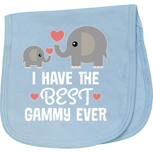 inktastic Best Gammy Ever Grandchild Baby Burp Cloth Light Blue 2de46