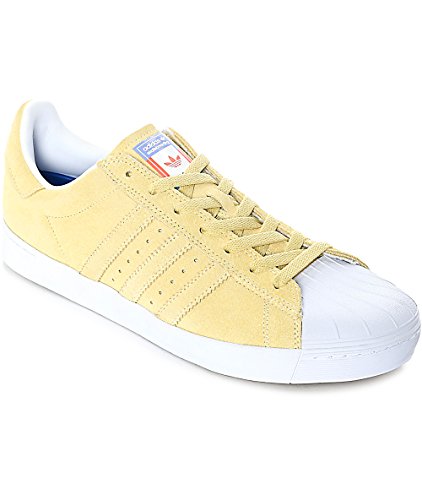 adidas Superstar Vulc Adv CG4838 - Pastel Yellow - US Mens 7.0