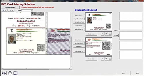 COMPUTER BAZAR PVC Card Printing Software (7 days Full Features Working) + 20 Softcards | Trial pack - No Watermarks | 54mm X 86mm plus - Image 5