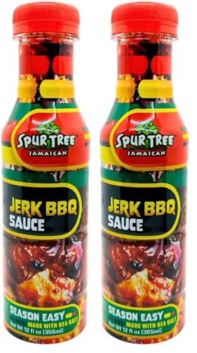 Spur Tree Jerk BBQ Sauce – Authentic Jamaican BBQ Seasoning to Spice Up Your Life – BBQ Rub with All-Natural Ingredients – Smoky BBQ Sauce to Bring Some Island Flair (12 oz) (Pack of 2) image 4