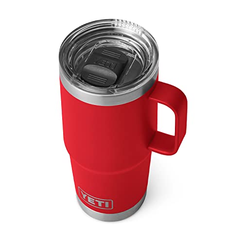 YETI Rambler 20 oz Travel Mug, Stainless Steel, Vacuum Insulated with Stronghold Lid image 1