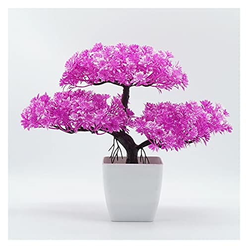 Bonsaï Artificiel en Pot Feng Shui pour Végétaliser un Bureau sans Lumière Naturelle