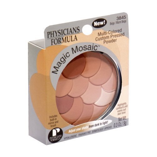 Physicians Formula Magic Mosaic Multi-Colored Custom Face Powder, Beige-Warm Beige (2-Pack)